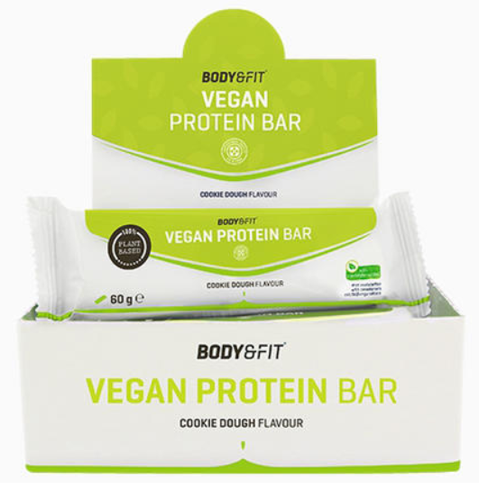 Vegan protein bar body & fit