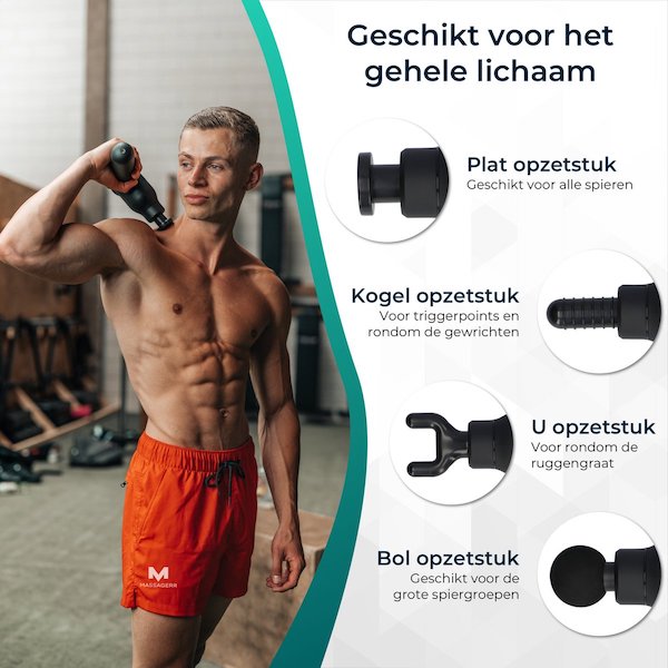 Massagerr massage gun opzetstukken
